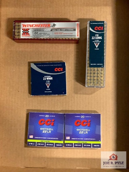 [399] Ammo Lot: .22 LR and .22 LR/WMR shotshells