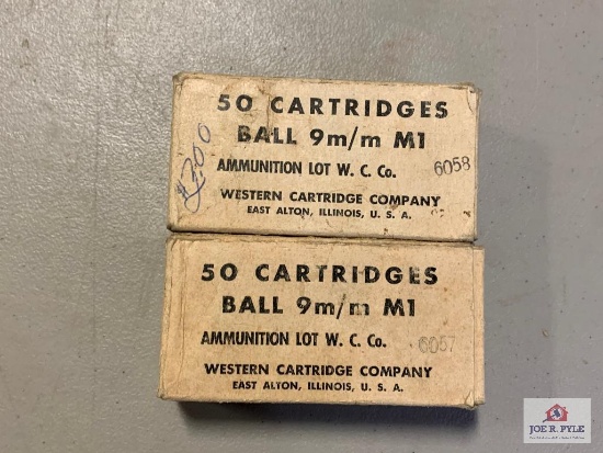 [528] Ammo Lot: 9mm M1 Ball