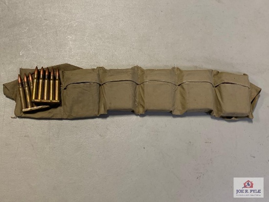 [426] Ammo Lot: .30-06 FMJ on brass stripper clips