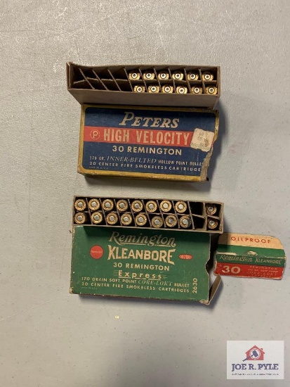 [423] Ammo Lot: .30 Remington and casings