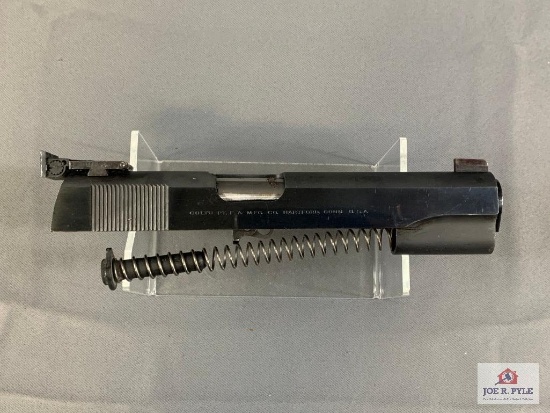[547] Colt Pre-70 Series Govt Model Slide, bbl, spring - .38 Super
