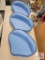 (3) Wise Blue Boat Seats
