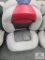 Cream-Red-Gray Seat