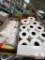 Flat of register tape and sales tags