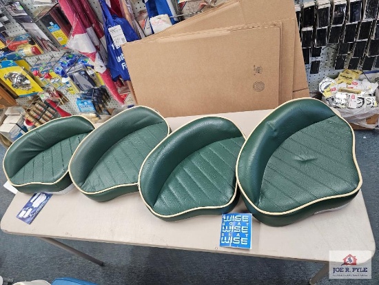 (4) Wise Green Boat Seats