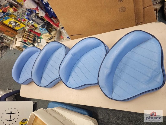 (4) Wise Blue Boat Seats
