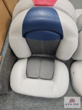 Cream-Blue-Gray Seat