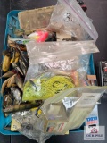 Flat of Fishing Tackle