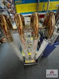 (4) Brass Light Hand Rail