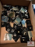 Flat of earrings