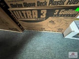 3 Gallon Marine above Deck plastic fuel tank