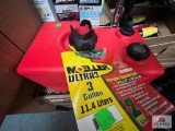 3 Gallon Marine above Deck plastic fuel tank