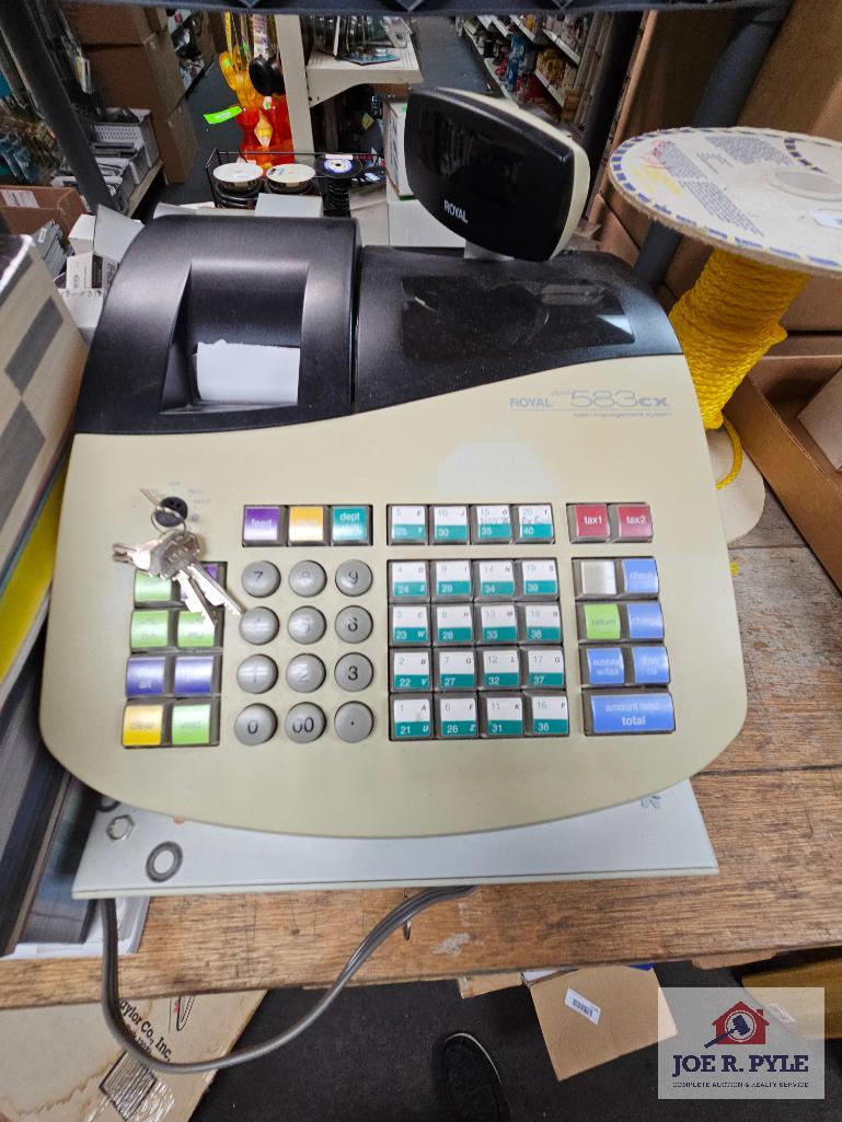 Royal 583cx Cash register Proxibid