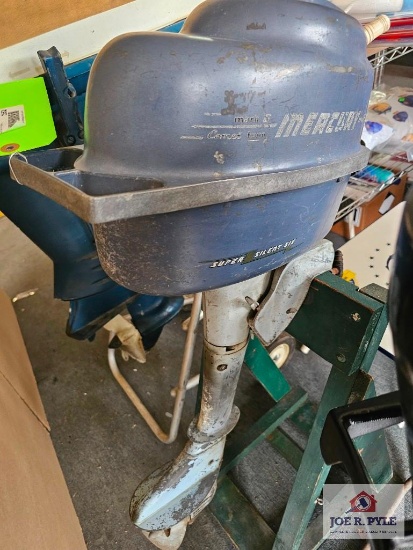 Vintage mercury mark six boat motor