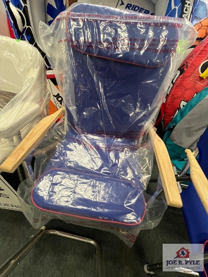 Blue Chair in Plastic
