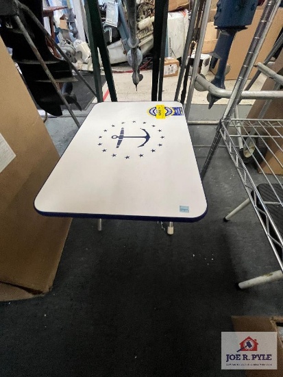White Deck Table
