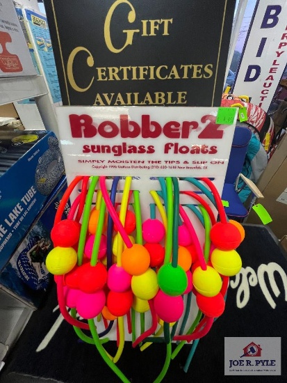 Display of Robbrer2 Sunglass Floats