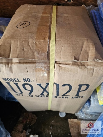 (10) 9 x 12 Tarps