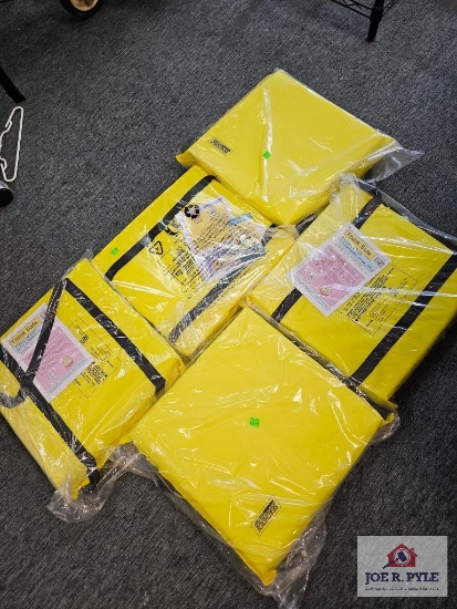 Lot of 5 Yellow Throwable Personal Flotation Devices