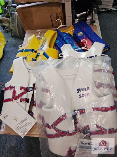 Lot of Various Lifejackets