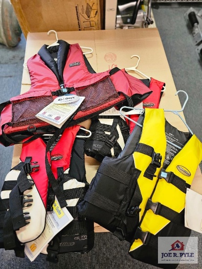Misc Lot of Life Vests