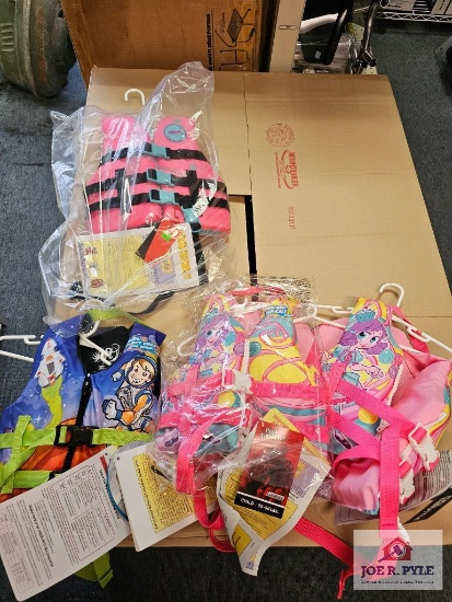 3 Childrens Life Vests