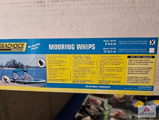 8' 2,000 lb Mooring Whips In Box