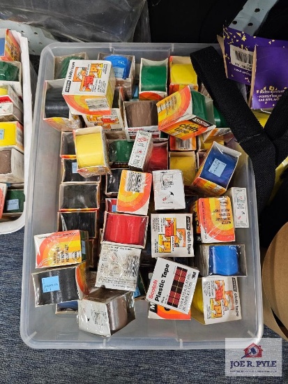 Tub of Various Tapes