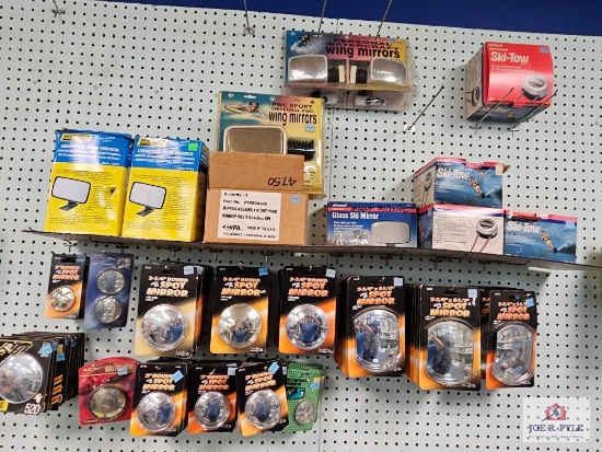 Display of Boat/Spot Mirrors