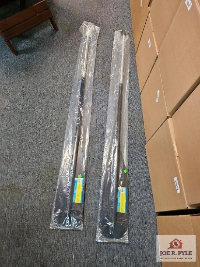 (2) Synthetic Paddles Black