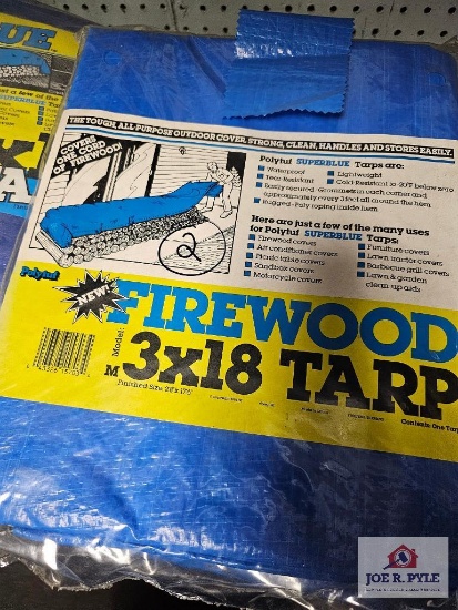 (2) 3x18 Tarps