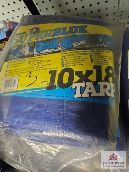 (3) 10x18 Tarps