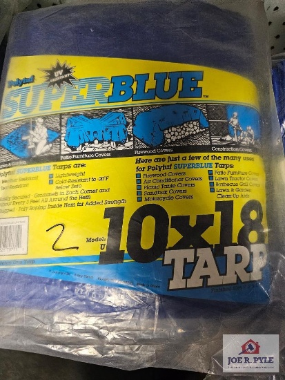 (2) 10x18 Tarps