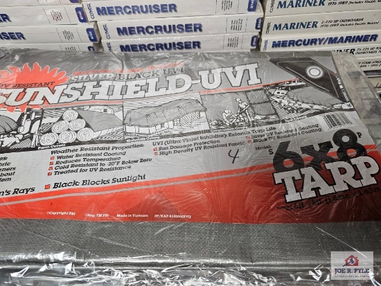 (4) 6x8 Tarps
