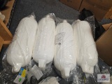 Lot of 4 White Twin Eye Ribbed Fenders