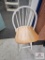 Wood/White Chair