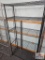 Black Five Tier Plastic Shelf