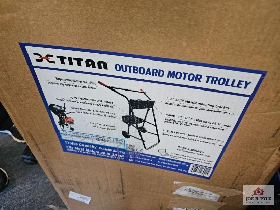 Outboard motor trolley