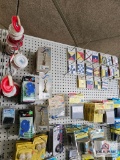 Boat items on Peg Board