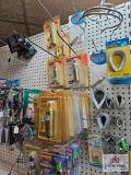 Boat items on Peg Board
