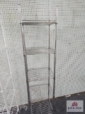 Narrow Five Tier Wire Shelf