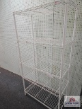 White Five tier Wire Shelf