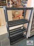 Gray Plastic Shelf