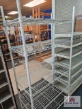 White Five tier Wire Shelf