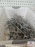 White Bin of Peg Hooks