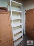 Tall White Plastic shelf