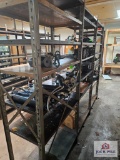 Approx 16ft of Metal Backroom Shelves (You Must Bring Help To Load)(Empty)