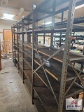 Approx 20ft of Metal Backroom Shelves (You Must Bring Help To Load)(Empty)