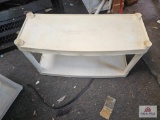 White Plastic Shelf