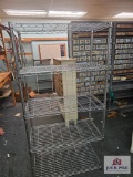 Silver Five Tier Wire Shelf